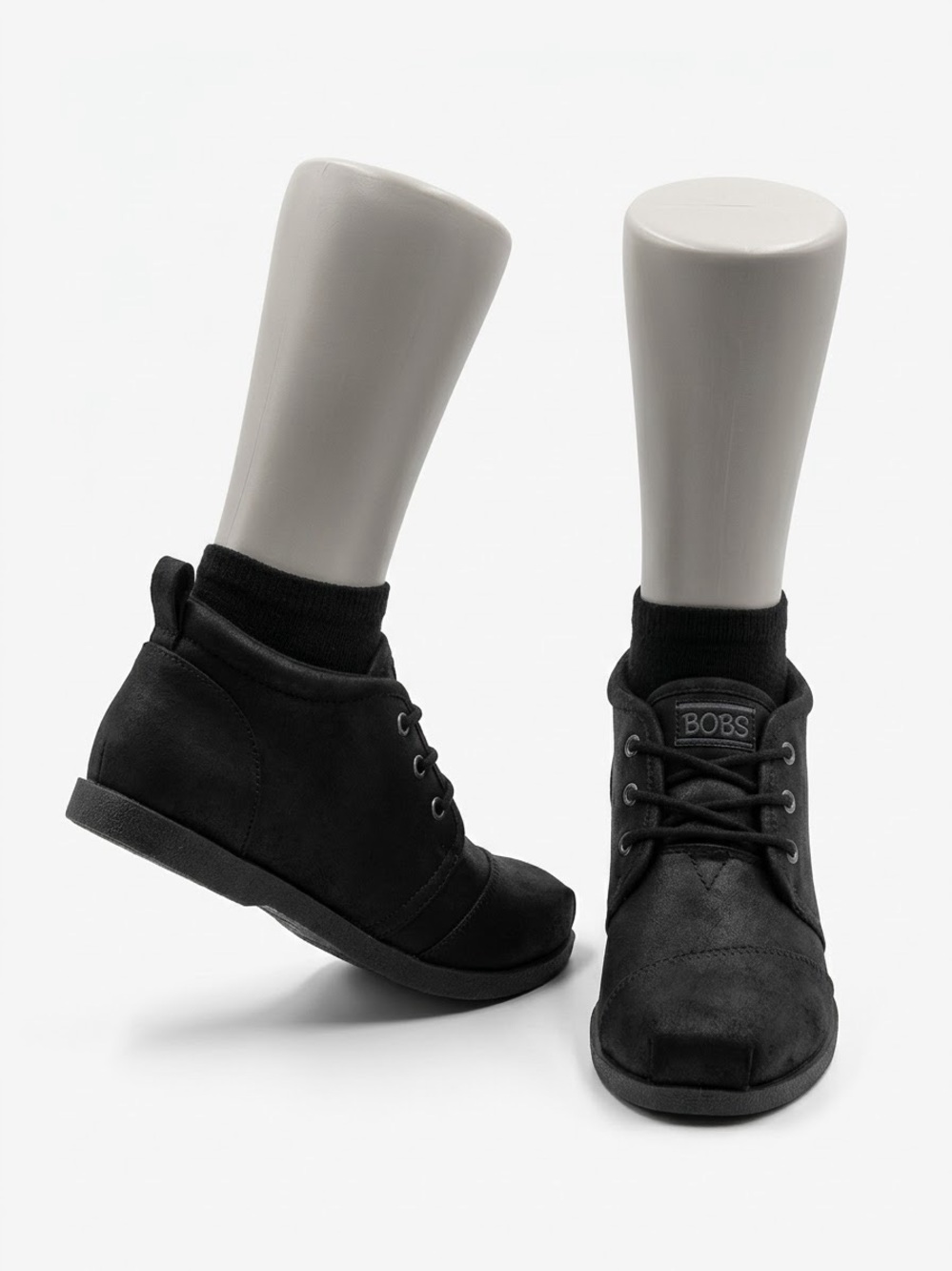 Skechers BOBS Men's Black Chukka Lace-Up Boots